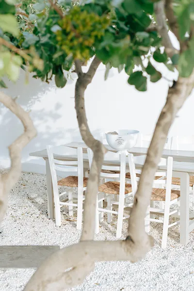 White and Grey Mykonos