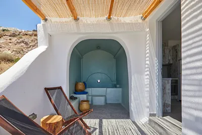 Blue White Villa
