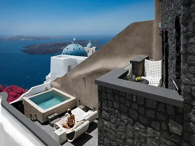 Luxury Villa Blue Dome Santorini