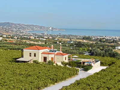 Cretan Vineyard Hill Villa