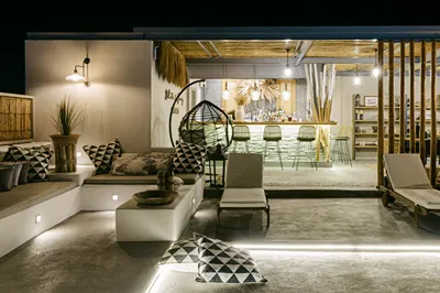 White and Grey Mykonos