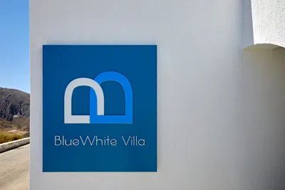 Blue White Villa