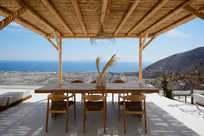 Blue White Villa