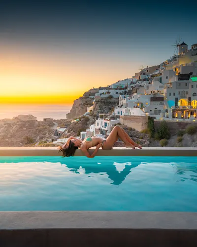 Old Castle Oia by Mr and Mrs White
