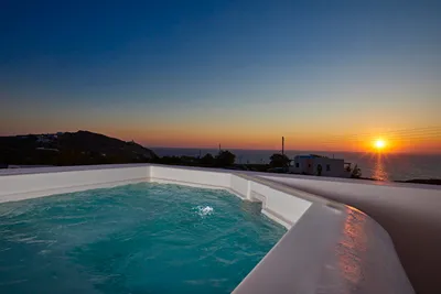 Sunset Faros Santorini
