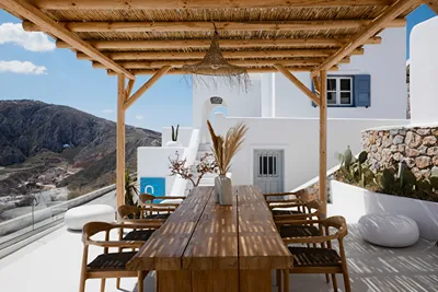 Blue White Villa