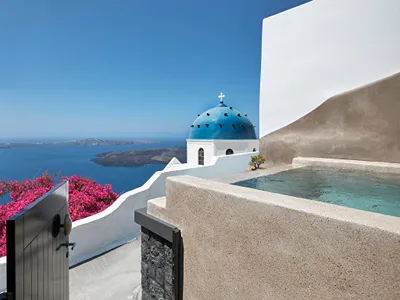 Luxury Villa Blue Dome Santorini