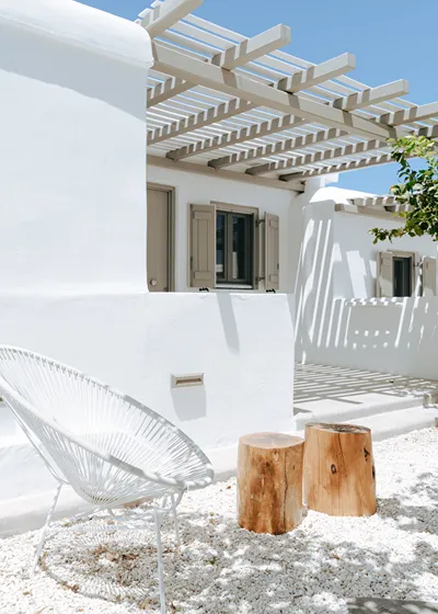White and Grey Mykonos