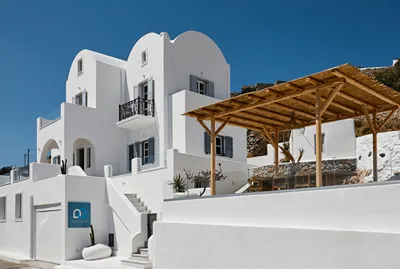 Blue White Villa