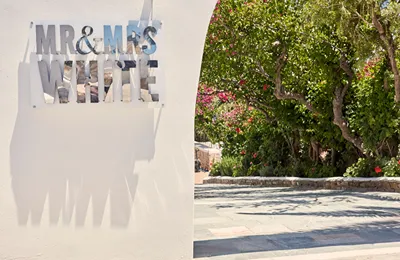 Mr and Mrs White Paros