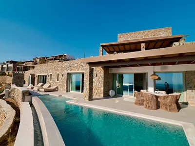 Kounoupas Complex by Mykonos Rocks