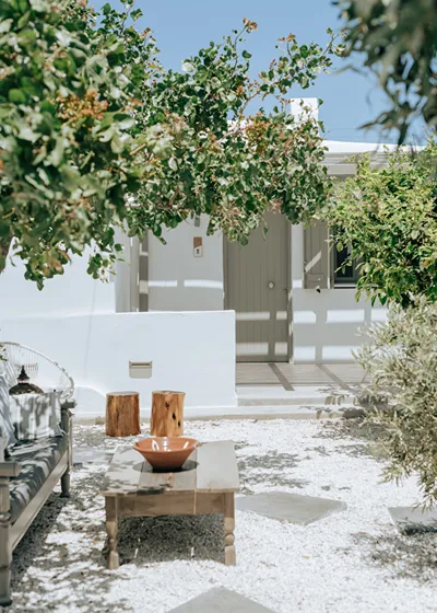White and Grey Mykonos