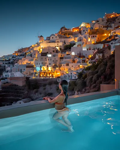 Old Castle Oia by Mr and Mrs White