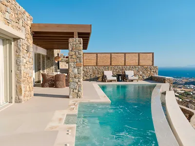 Kounoupas Complex by Mykonos Rocks