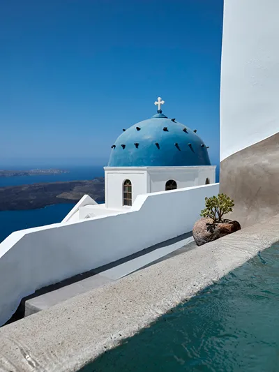 Luxury Villa Blue Dome Santorini