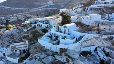 White Curves Santorini