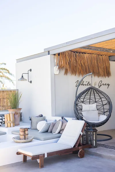 White and Grey Mykonos