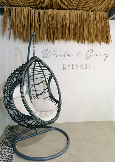White and Grey Mykonos