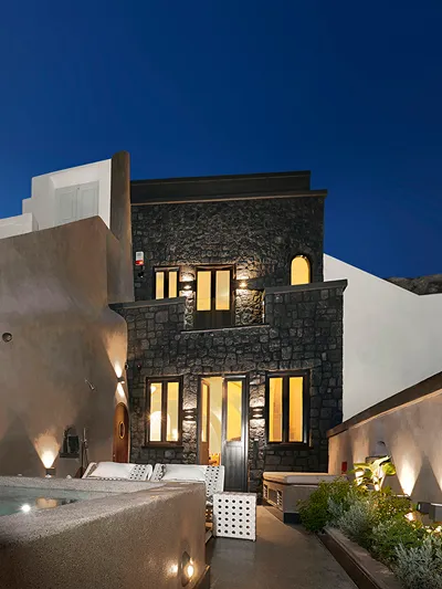 Luxury Villa Blue Dome Santorini