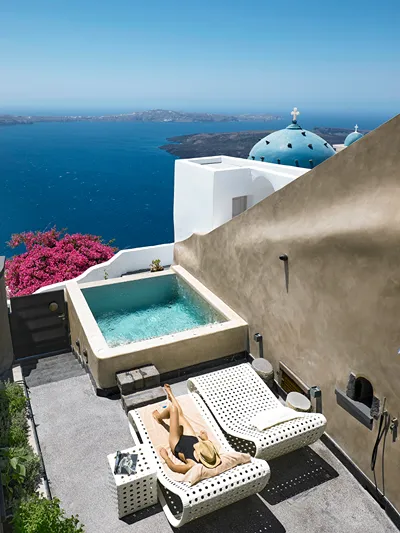 Luxury Villa Blue Dome Santorini