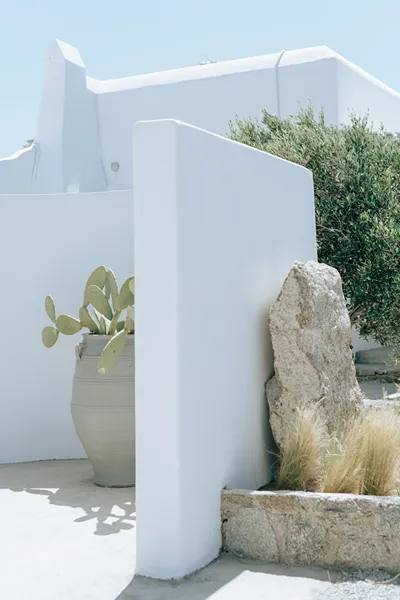 White and Grey Mykonos
