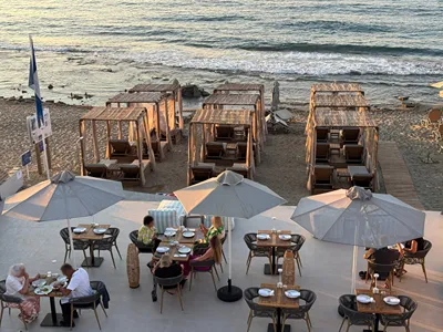The Noverian Antama Organic Beach Resort Chania with Outdoor Heated Pool