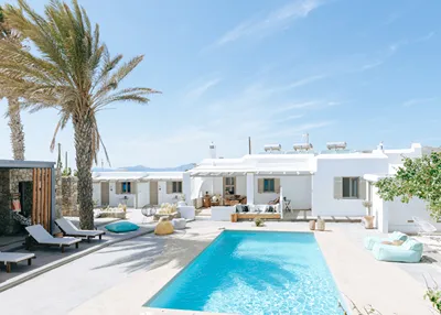 White and Grey Mykonos