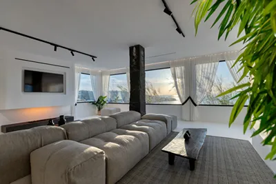 Mykonos Town Black Villa with Cave Heated Pool