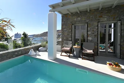 Tourlos Seaview Villa Mykonos