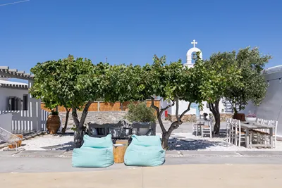 White and Grey Mykonos